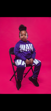 Load image into Gallery viewer, Kids PURPLE WAVE Hoodie