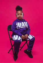 Load image into Gallery viewer, Kids PURPLE WAVE Hoodie