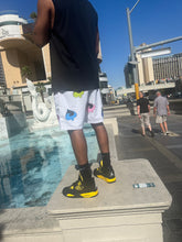 Load image into Gallery viewer, Flavors of the Spade shorts Aqua