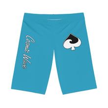 Load image into Gallery viewer, Wave Blue Bike Shorts