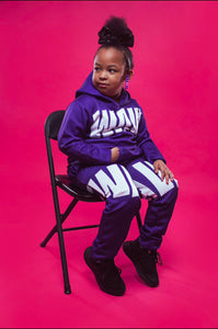 Kids PURPLE WAVE Hoodie