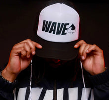 Load image into Gallery viewer, B&amp;W WAVE Trucker Hat
