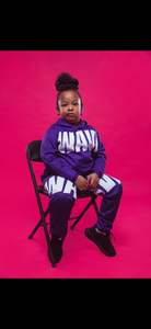 Kids PURPLE WAVE Hoodie