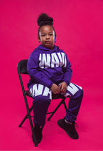 Load image into Gallery viewer, Kids PURPLE WAVE Hoodie
