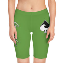 Load image into Gallery viewer, Galaxy Green Bike Shorts
