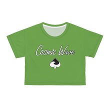 Load image into Gallery viewer, Galaxy Green Crop Tee
