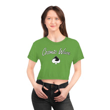 Load image into Gallery viewer, Galaxy Green Crop Tee
