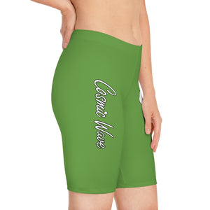 Galaxy Green Bike Shorts